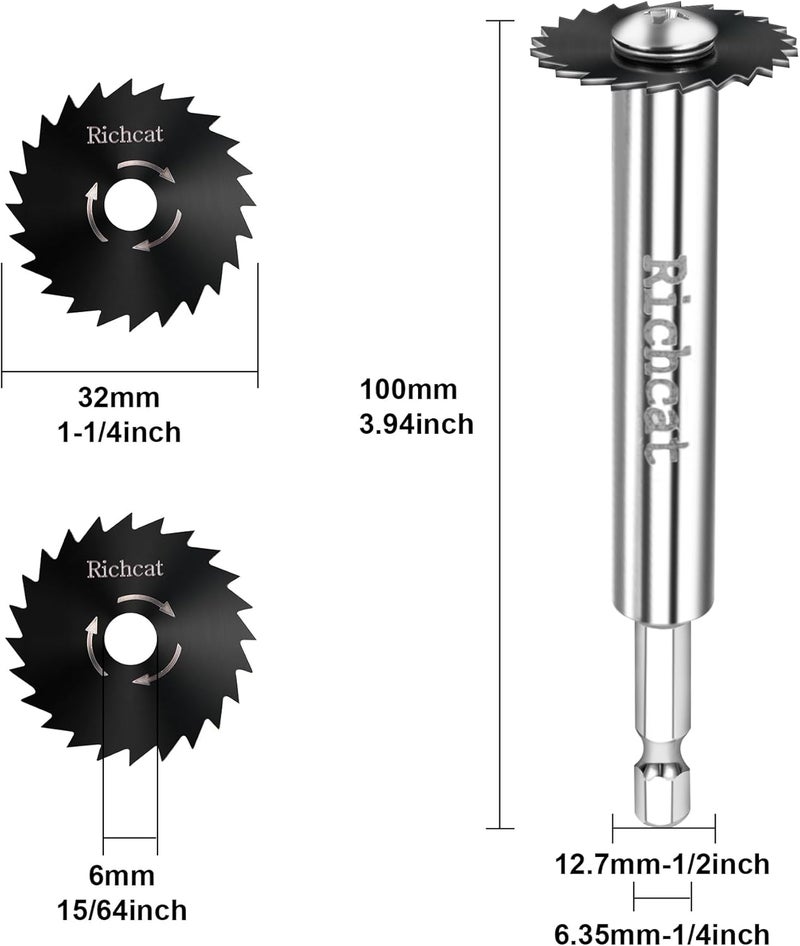 Richcat Inside Pipe Cutter with 3 Replaced Blades, for PVC and Plastic Pipe,Blade 1.2mm thick - Image 4